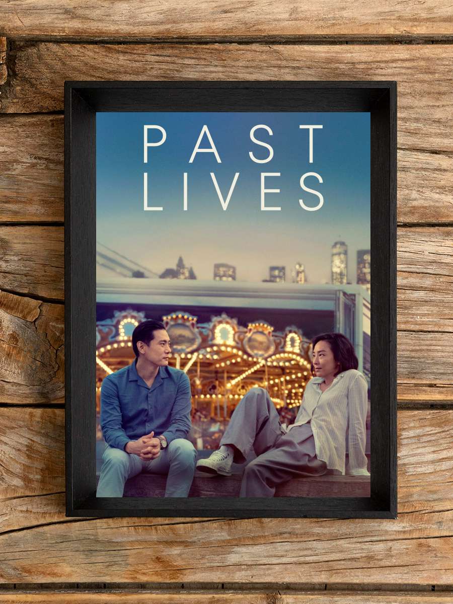 Başka Bir Hayatta - Past Lives Film Tablo Siyah Çerçeveli Film Poster Afiş Tablo