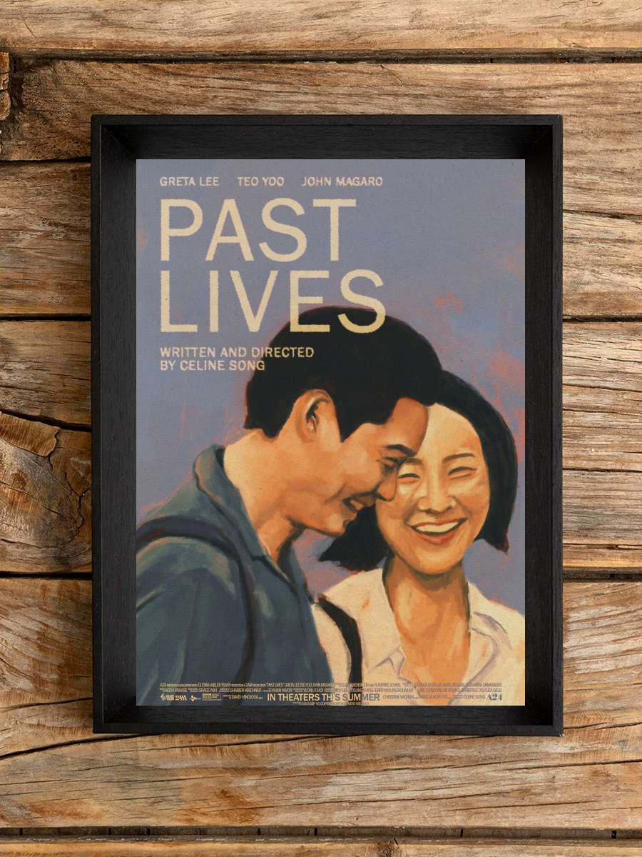 Başka Bir Hayatta - Past Lives Film Tablo Siyah Çerçeveli Film Poster Afiş Tablo