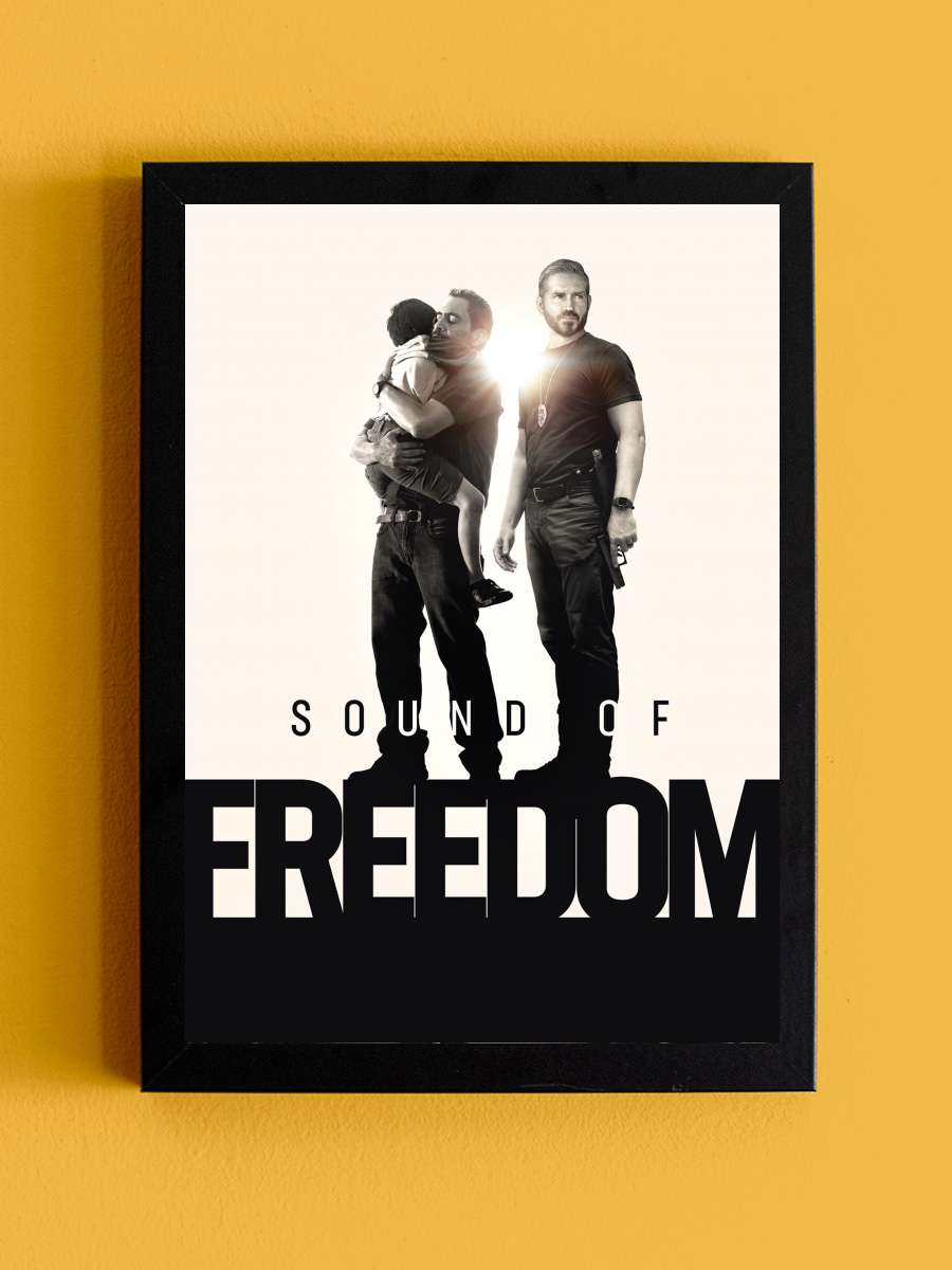 Sound of Freedom Film Tablo Siyah Çerçeveli Film Poster Afiş Tablo