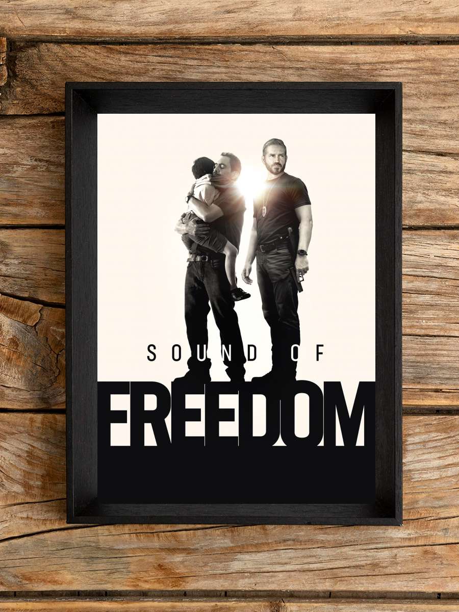 Sound of Freedom Film Tablo Siyah Çerçeveli Film Poster Afiş Tablo