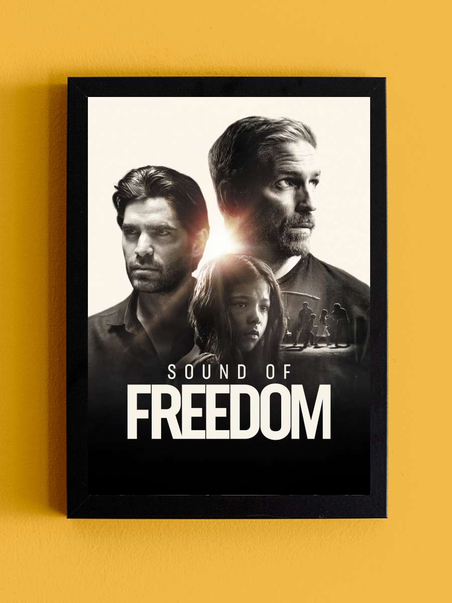 Sound of Freedom Film Tablo Siyah Çerçeveli Film Poster Afiş Tablo