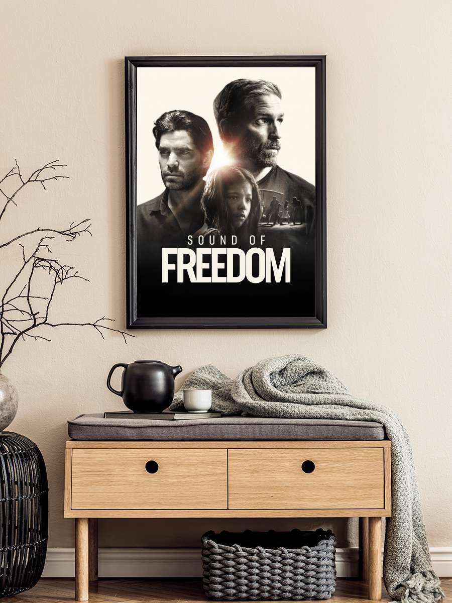 Sound of Freedom Film Tablo Siyah Çerçeveli Film Poster Afiş Tablo