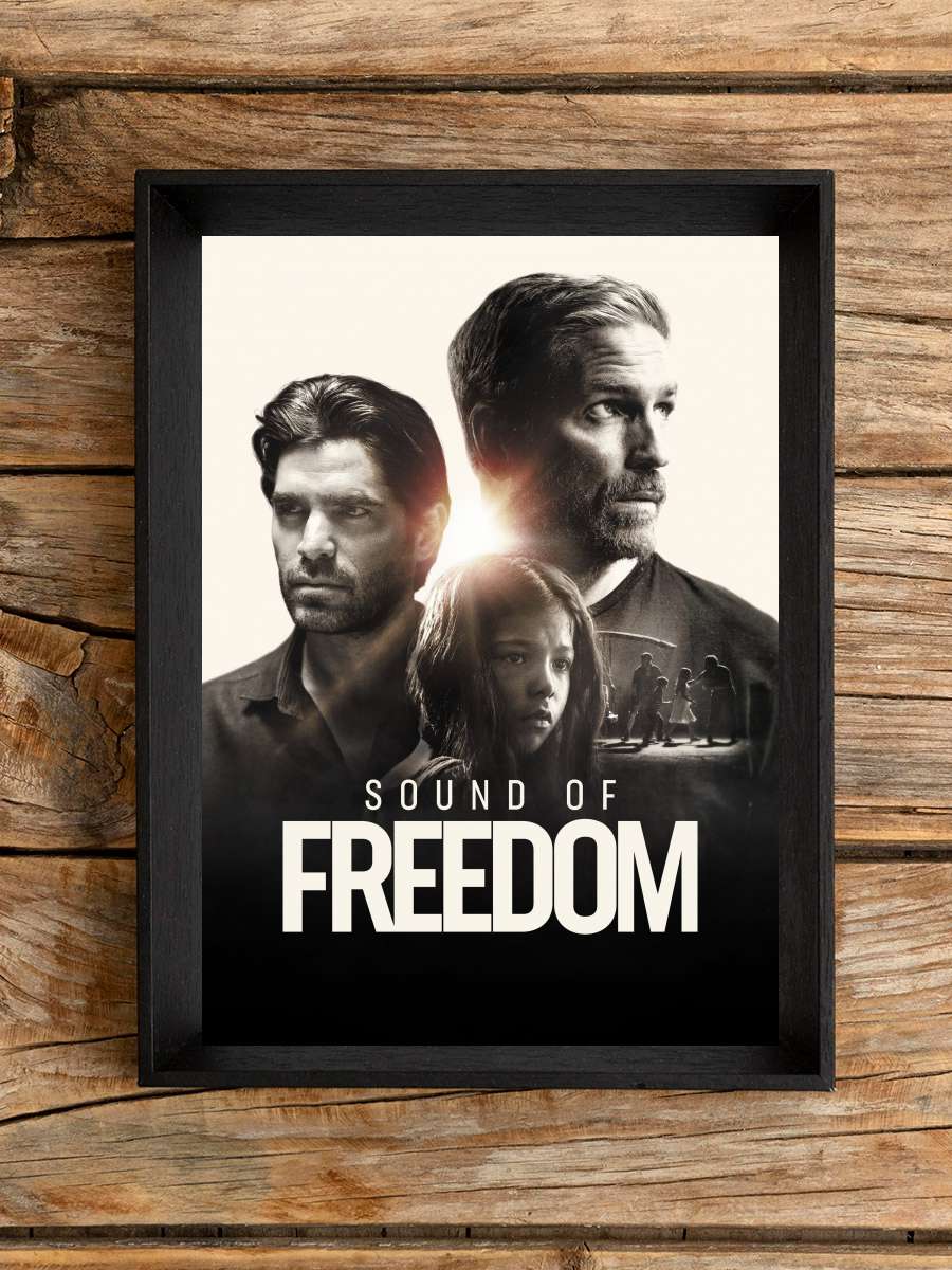 Sound of Freedom Film Tablo Siyah Çerçeveli Film Poster Afiş Tablo