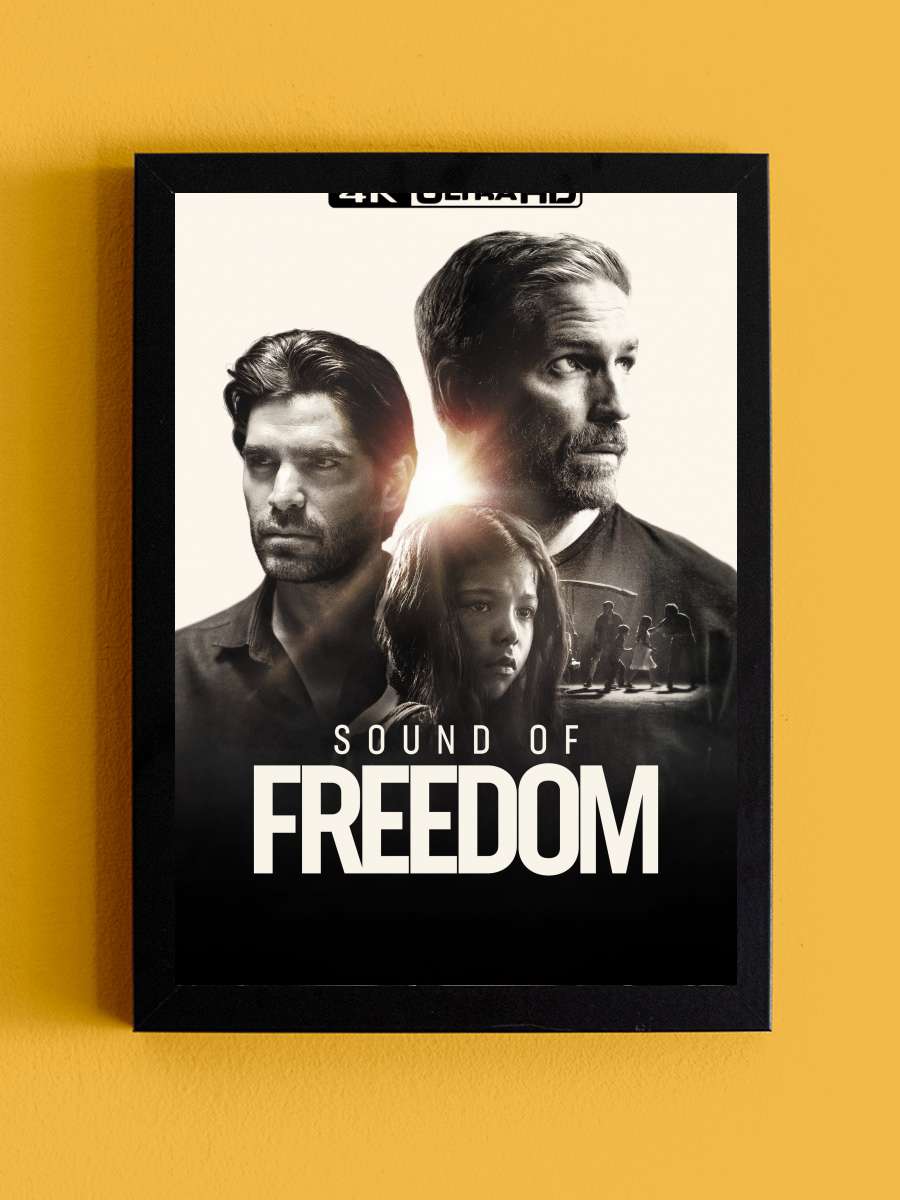 Sound of Freedom Film Tablo Siyah Çerçeveli Film Poster Afiş Tablo