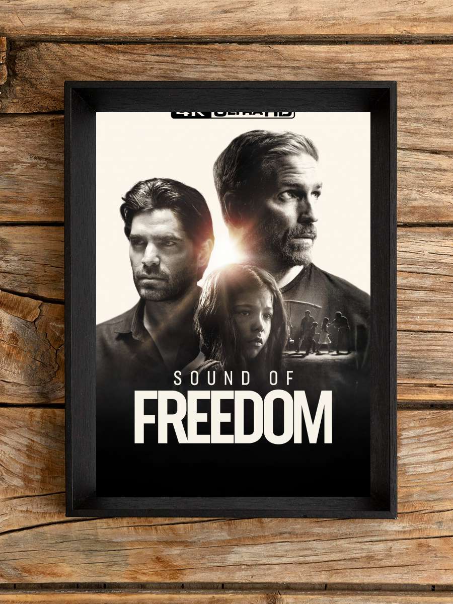 Sound of Freedom Film Tablo Siyah Çerçeveli Film Poster Afiş Tablo