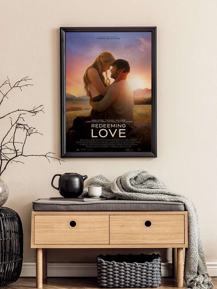 Aşk Güzel Şey - Redeeming Love Film Tablo Siyah Çerçeveli Film Poster Afiş Tablo