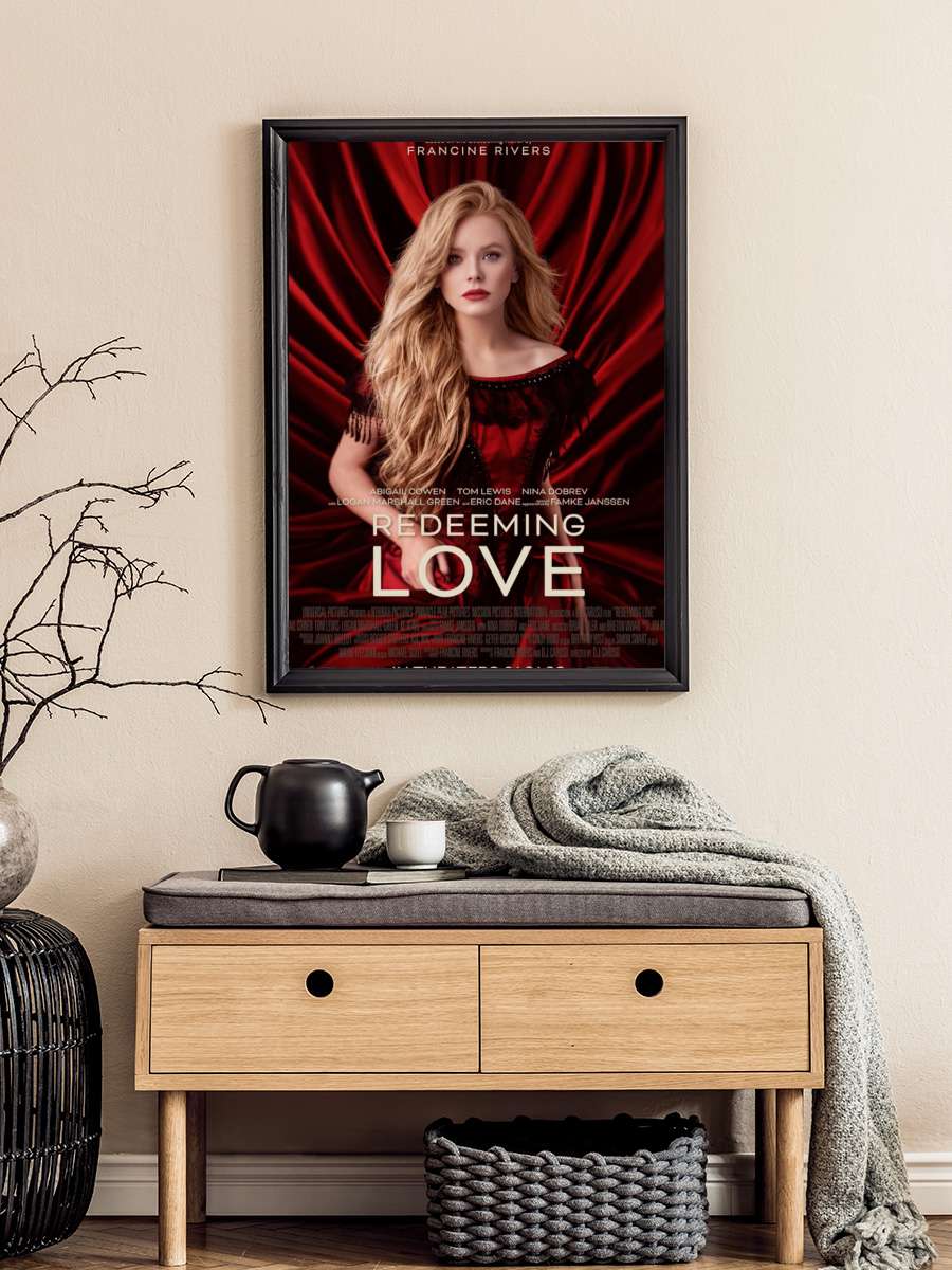 Aşk Güzel Şey - Redeeming Love Film Tablo Siyah Çerçeveli Film Poster Afiş Tablo