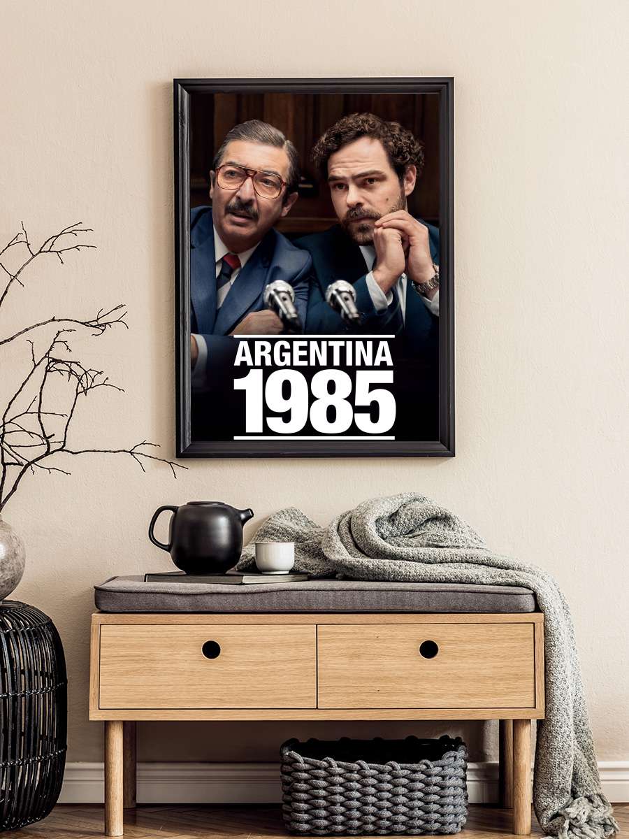 Arjantin, 1985 - Argentina, 1985 Film Tablo Siyah Çerçeveli Film Poster Afiş Tablo