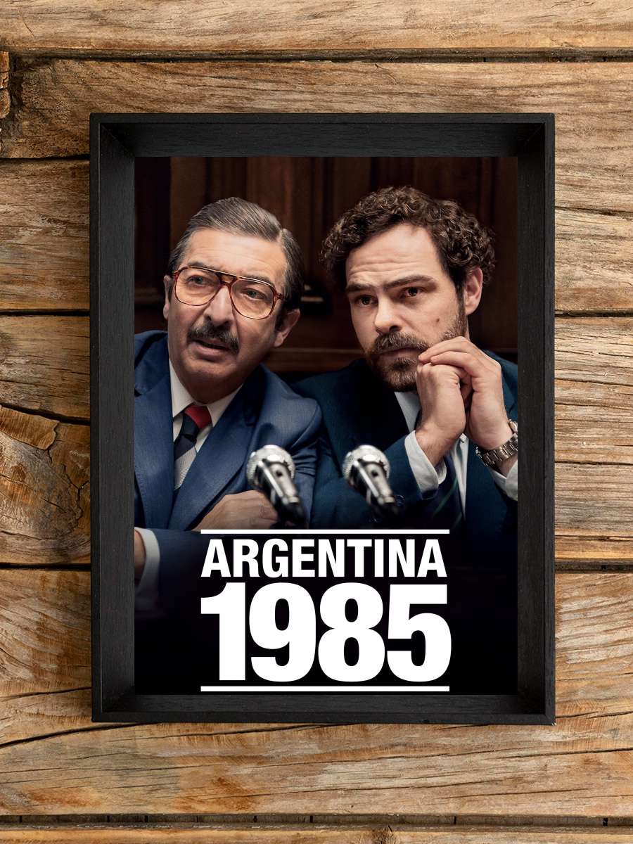 Arjantin, 1985 - Argentina, 1985 Film Tablo Siyah Çerçeveli Film Poster Afiş Tablo