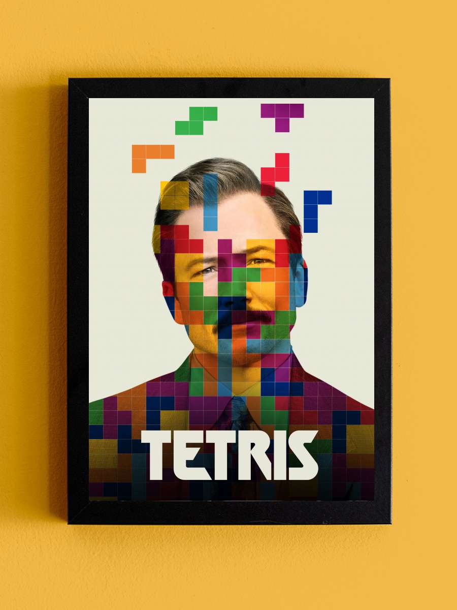 Tetris Film Tablo Siyah Çerçeveli Film Poster Afiş Tablo