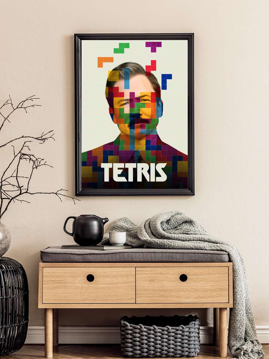 Tetris Film Tablo Siyah Çerçeveli Film Poster Afiş Tablo