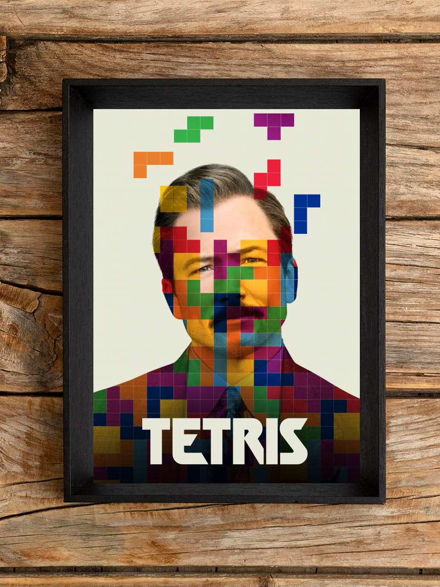 Tetris Film Tablo Siyah Çerçeveli Film Poster Afiş Tablo