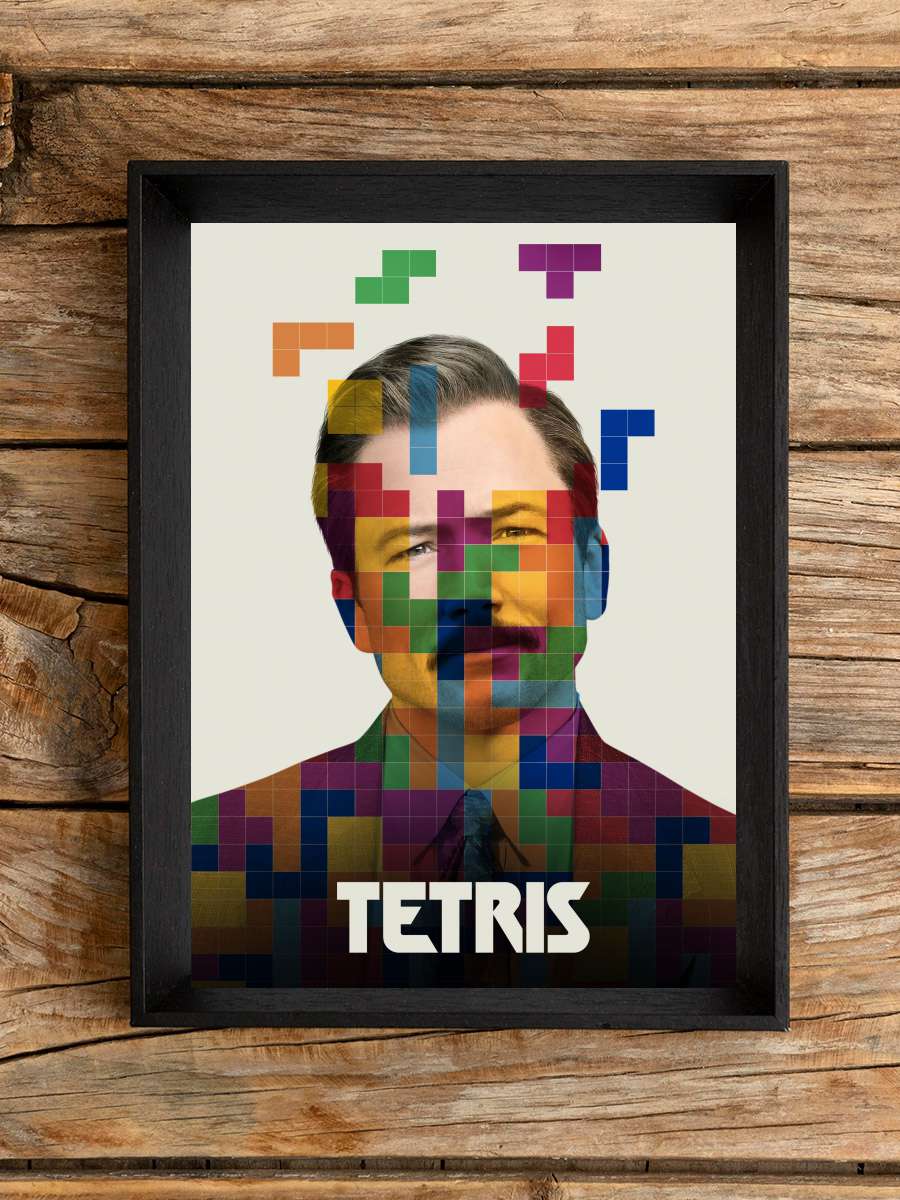 Tetris Film Tablo Siyah Çerçeveli Film Poster Afiş Tablo