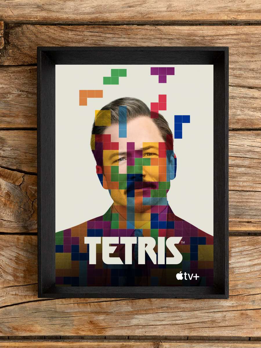 Tetris Film Tablo Siyah Çerçeveli Film Poster Afiş Tablo