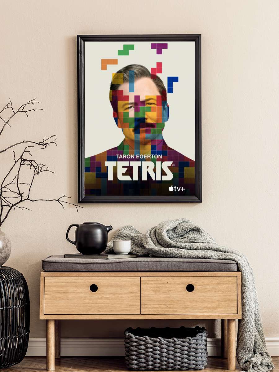 Tetris Film Tablo Siyah Çerçeveli Film Poster Afiş Tablo