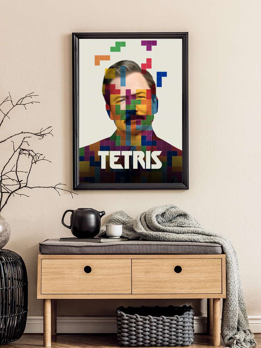 Tetris Film Tablo Siyah Çerçeveli Film Poster Afiş Tablo