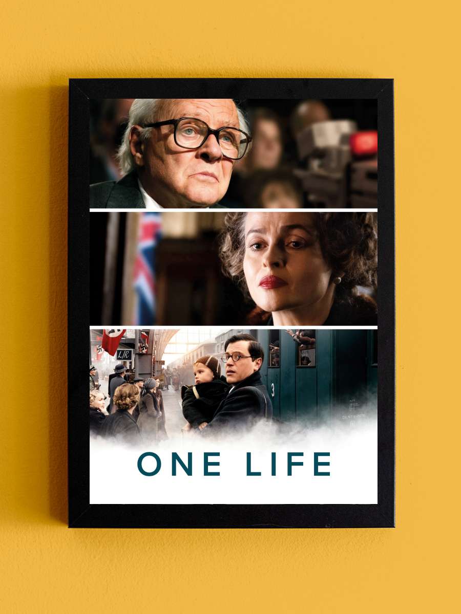 One Life Film Tablo Siyah Çerçeveli Film Poster Afiş Tablo