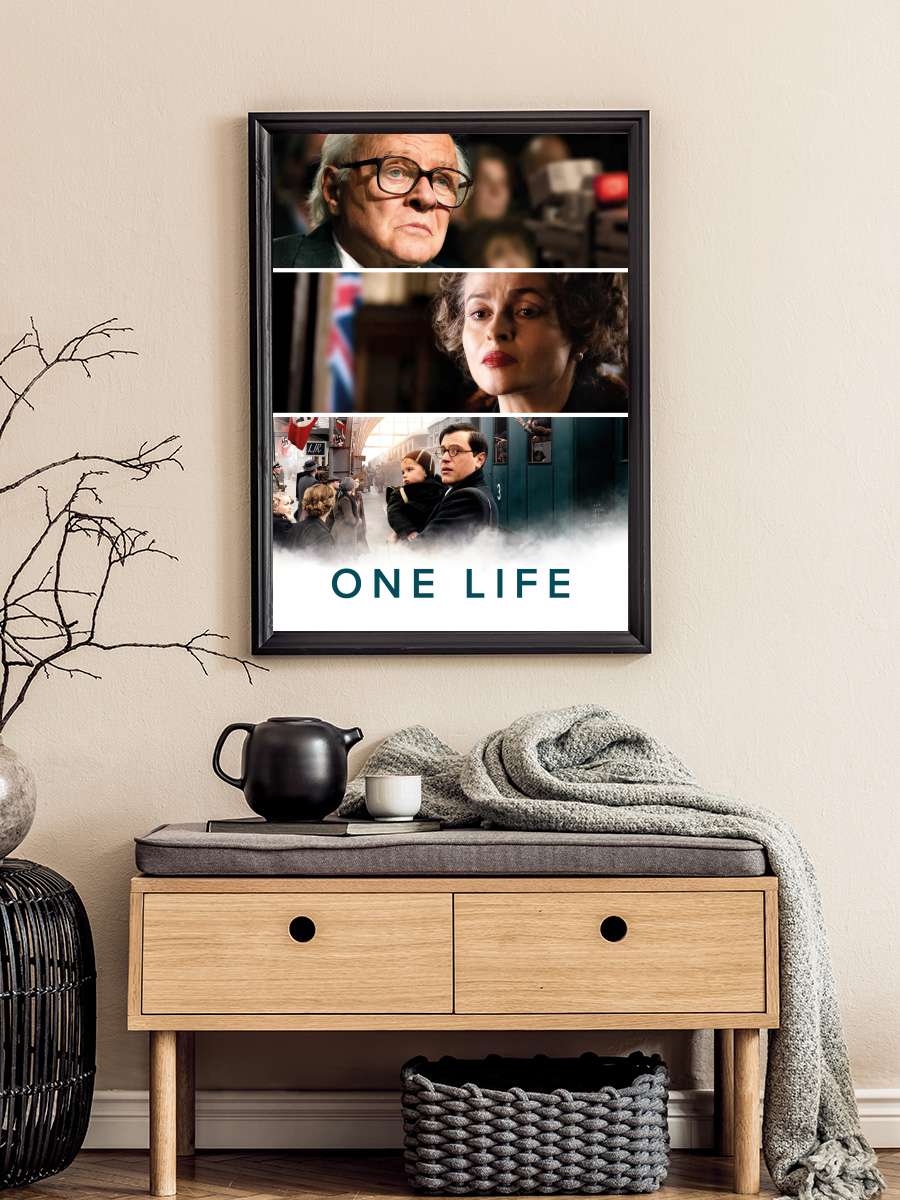 One Life Film Tablo Siyah Çerçeveli Film Poster Afiş Tablo