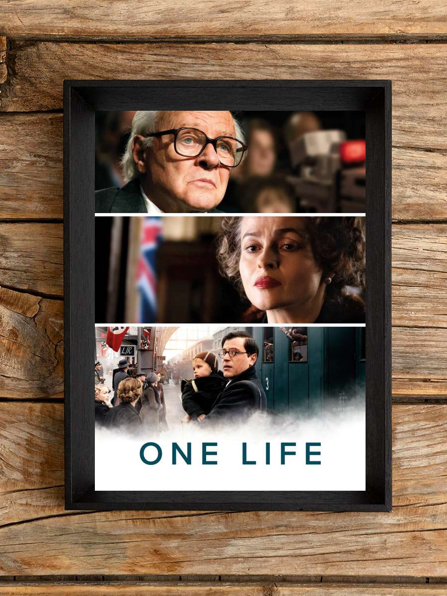 One Life Film Tablo Siyah Çerçeveli Film Poster Afiş Tablo