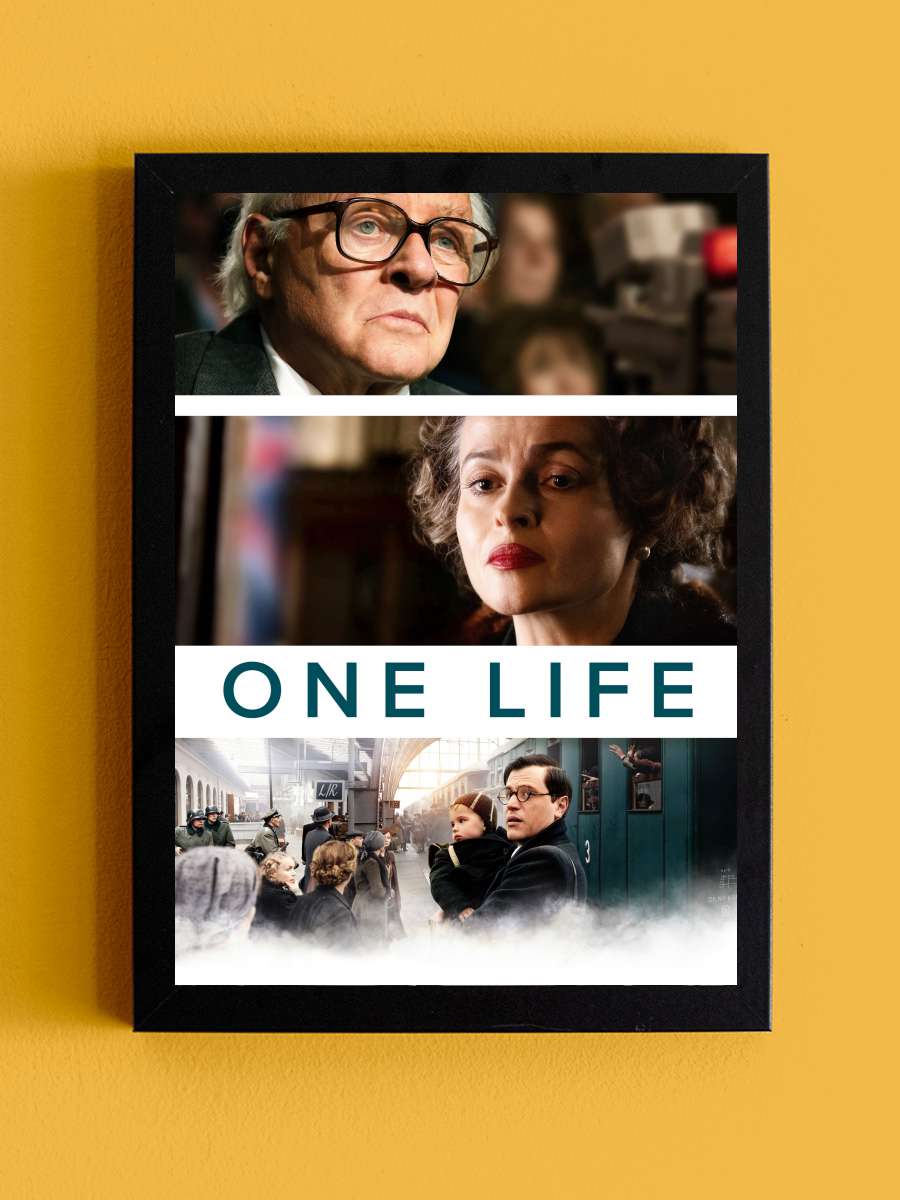 One Life Film Tablo Siyah Çerçeveli Film Poster Afiş Tablo