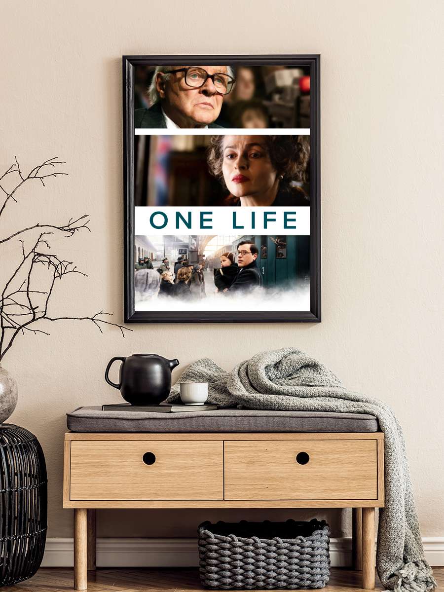 One Life Film Tablo Siyah Çerçeveli Film Poster Afiş Tablo