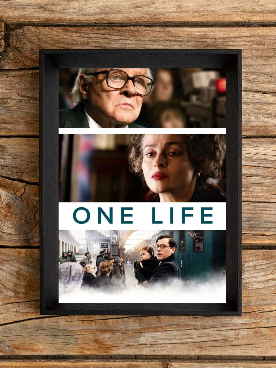 One Life Film Tablo Siyah Çerçeveli Film Poster Afiş Tablo