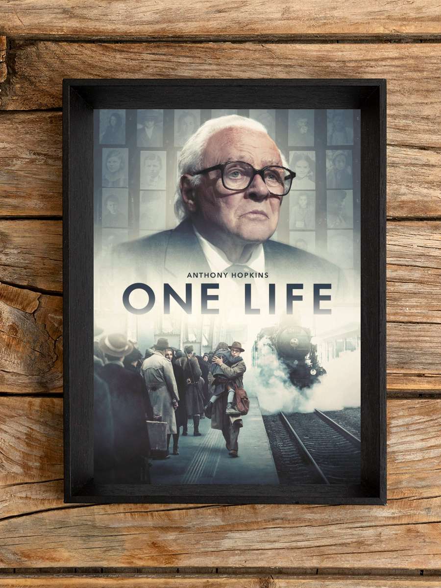 One Life Film Tablo Siyah Çerçeveli Film Poster Afiş Tablo