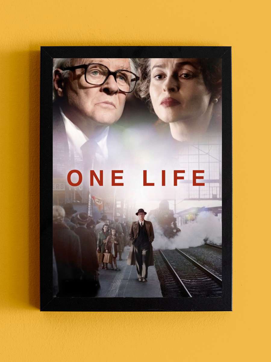 One Life Film Tablo Siyah Çerçeveli Film Poster Afiş Tablo