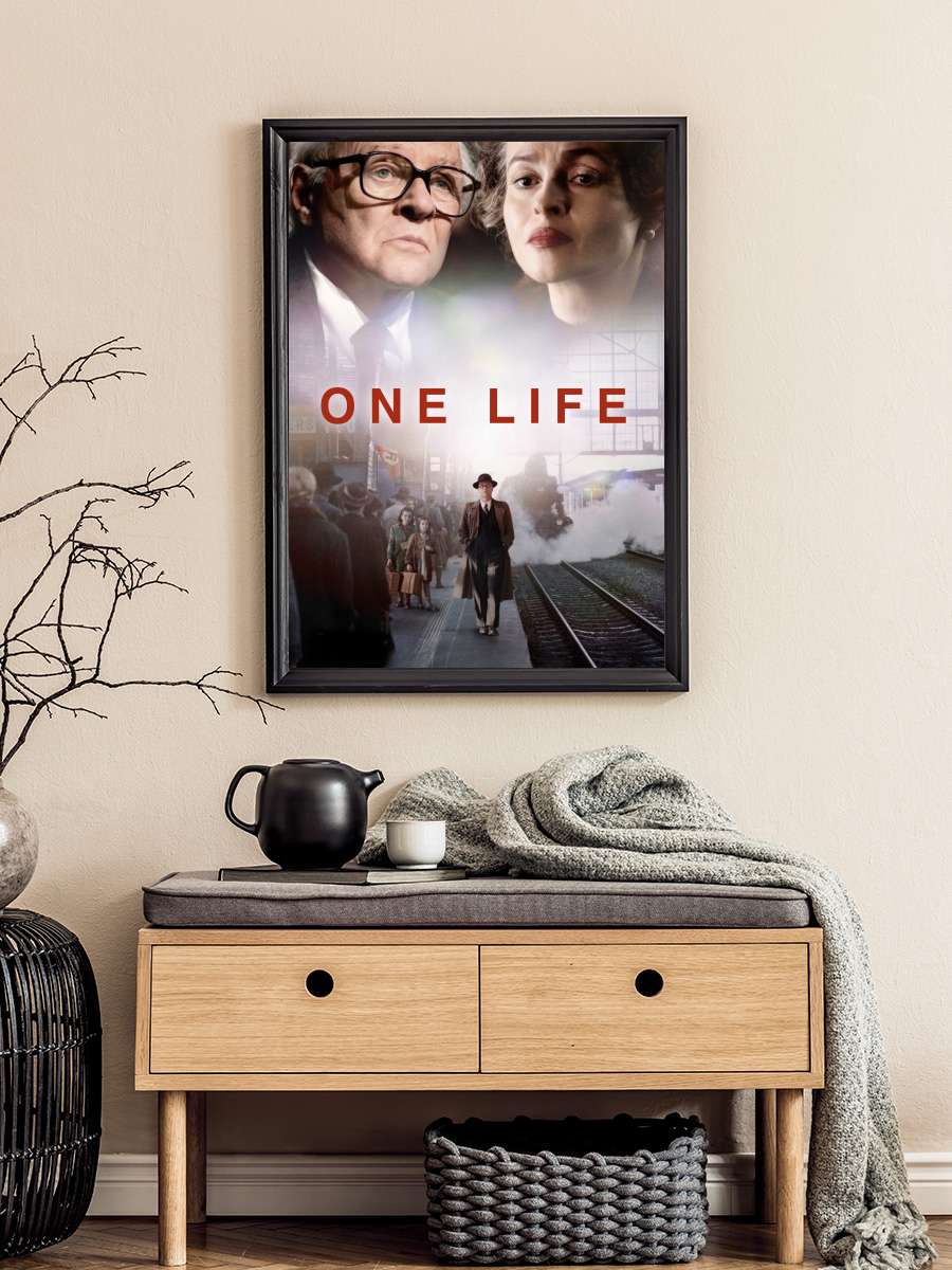 One Life Film Tablo Siyah Çerçeveli Film Poster Afiş Tablo