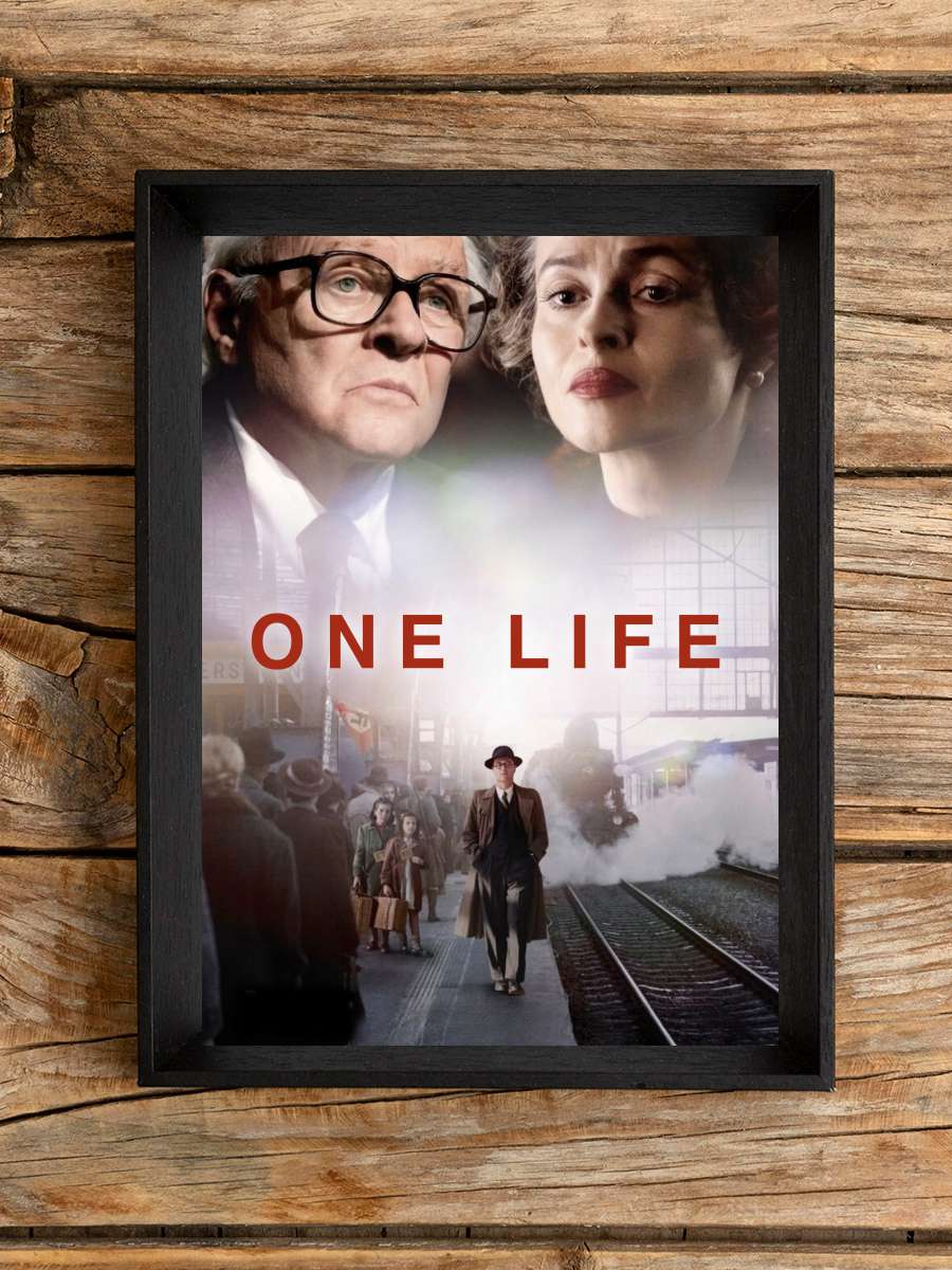 One Life Film Tablo Siyah Çerçeveli Film Poster Afiş Tablo