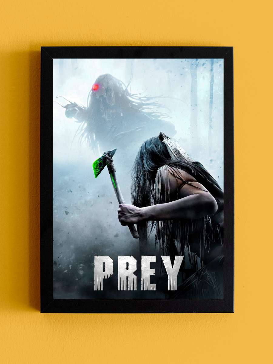 Prey Film Tablo Siyah Çerçeveli Film Poster Afiş Tablo