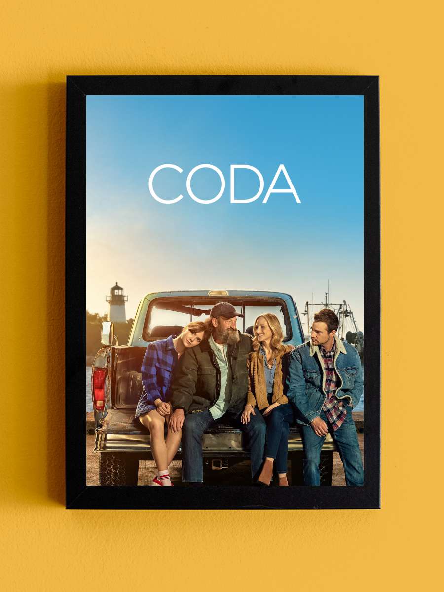 CODA Film Tablo Siyah Çerçeveli Film Poster Afiş Tablo