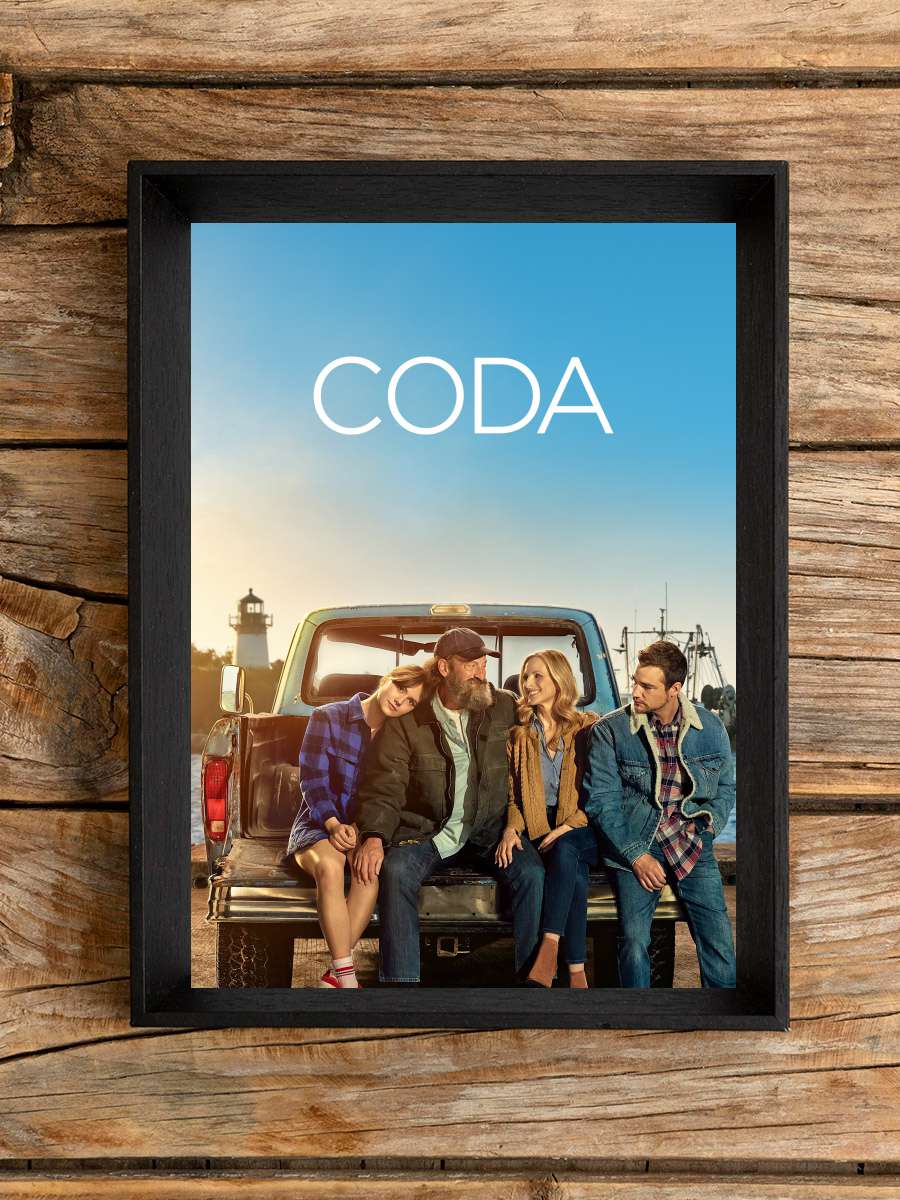 CODA Film Tablo Siyah Çerçeveli Film Poster Afiş Tablo