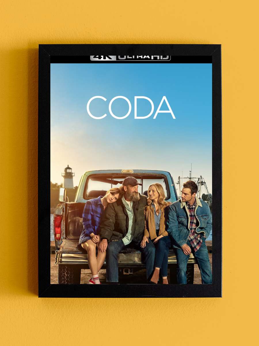 CODA Film Tablo Siyah Çerçeveli Film Poster Afiş Tablo