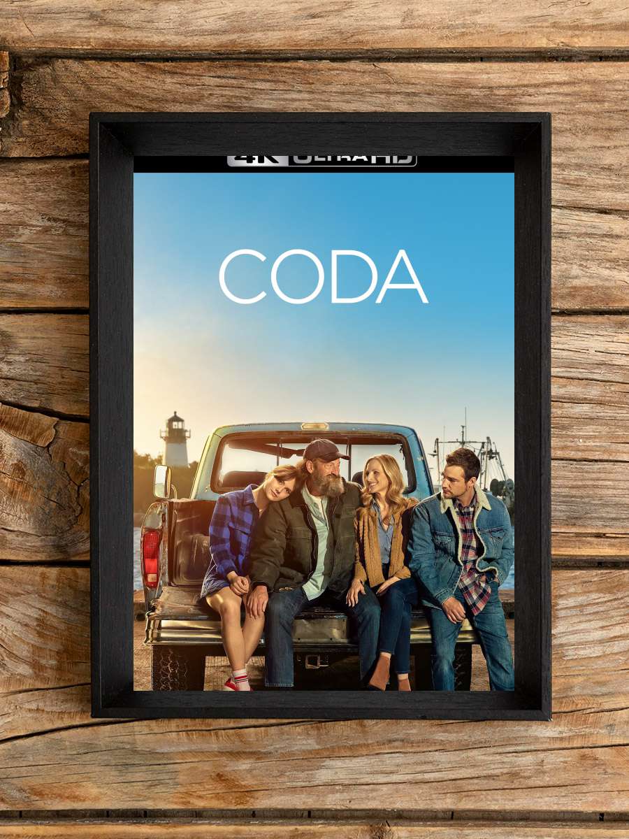 CODA Film Tablo Siyah Çerçeveli Film Poster Afiş Tablo