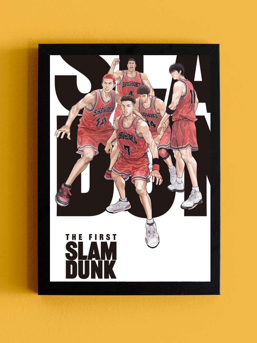 THE FIRST SLAM DUNK Film Tablo Siyah Çerçeveli Film Poster Afiş Tablo