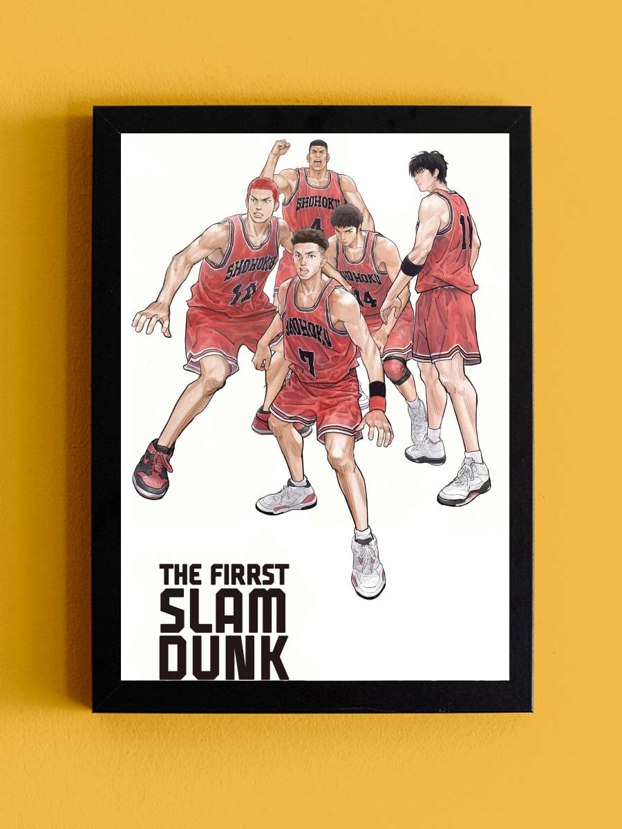 THE FIRST SLAM DUNK Film Tablo Siyah Çerçeveli Film Poster Afiş Tablo