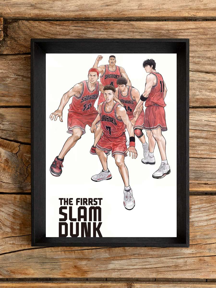 THE FIRST SLAM DUNK Film Tablo Siyah Çerçeveli Film Poster Afiş Tablo