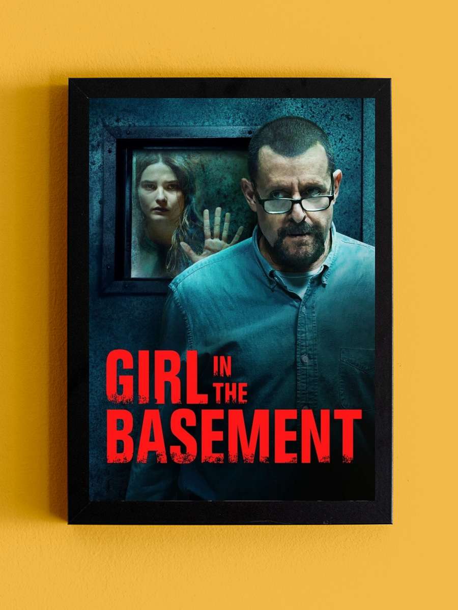 Bodrumdaki Kız - Girl in the Basement Film Tablo Siyah Çerçeveli Film Poster Afiş Tablo