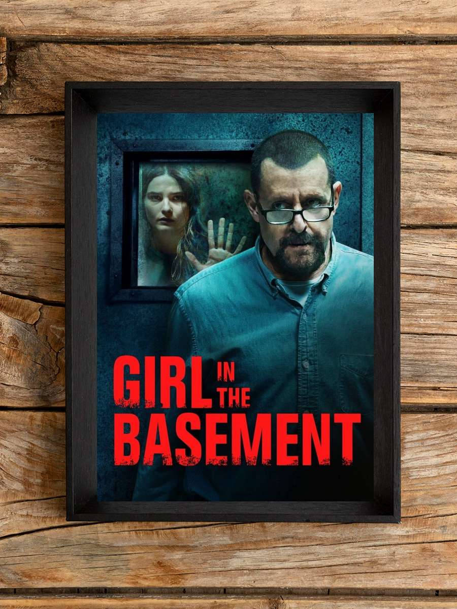 Bodrumdaki Kız - Girl in the Basement Film Tablo Siyah Çerçeveli Film Poster Afiş Tablo