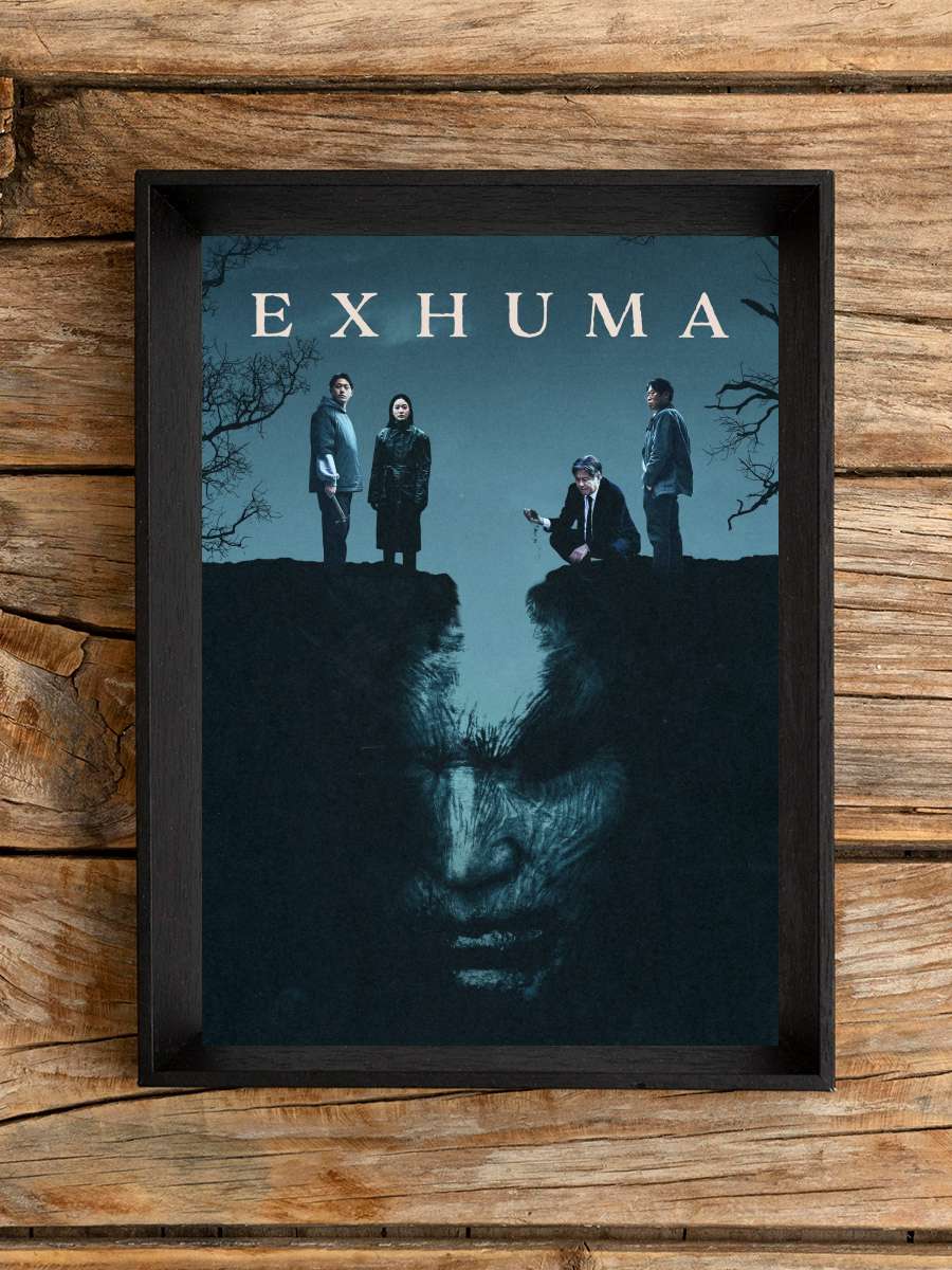 Exhuma - 파묘 Film Tablo Siyah Çerçeveli Film Poster Afiş Tablo