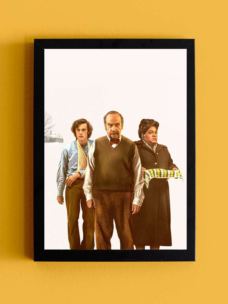 Geride Kalanlar - The Holdovers Film Tablo Siyah Çerçeveli Film Poster Afiş Tablo