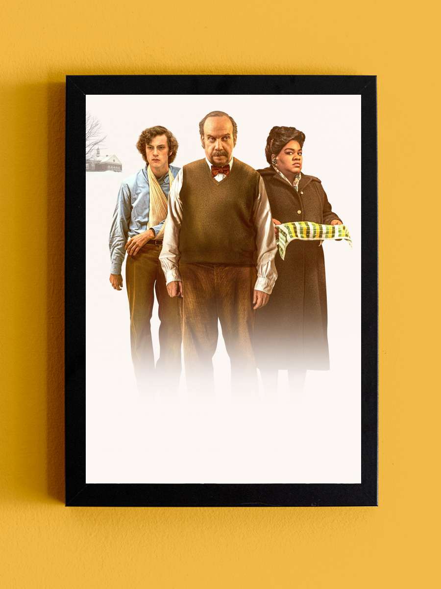 Geride Kalanlar - The Holdovers Film Tablo Siyah Çerçeveli Film Poster Afiş Tablo