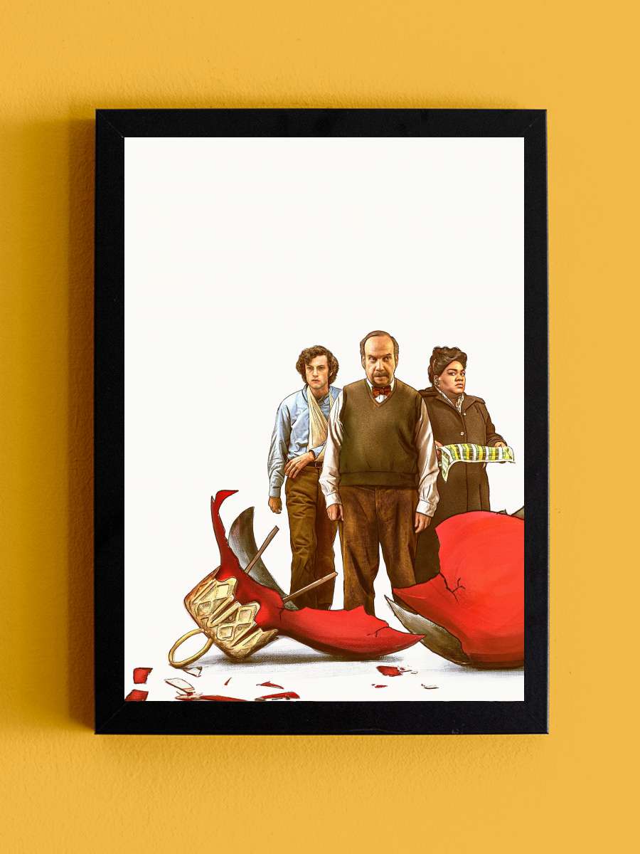 Geride Kalanlar - The Holdovers Film Tablo Siyah Çerçeveli Film Poster Afiş Tablo