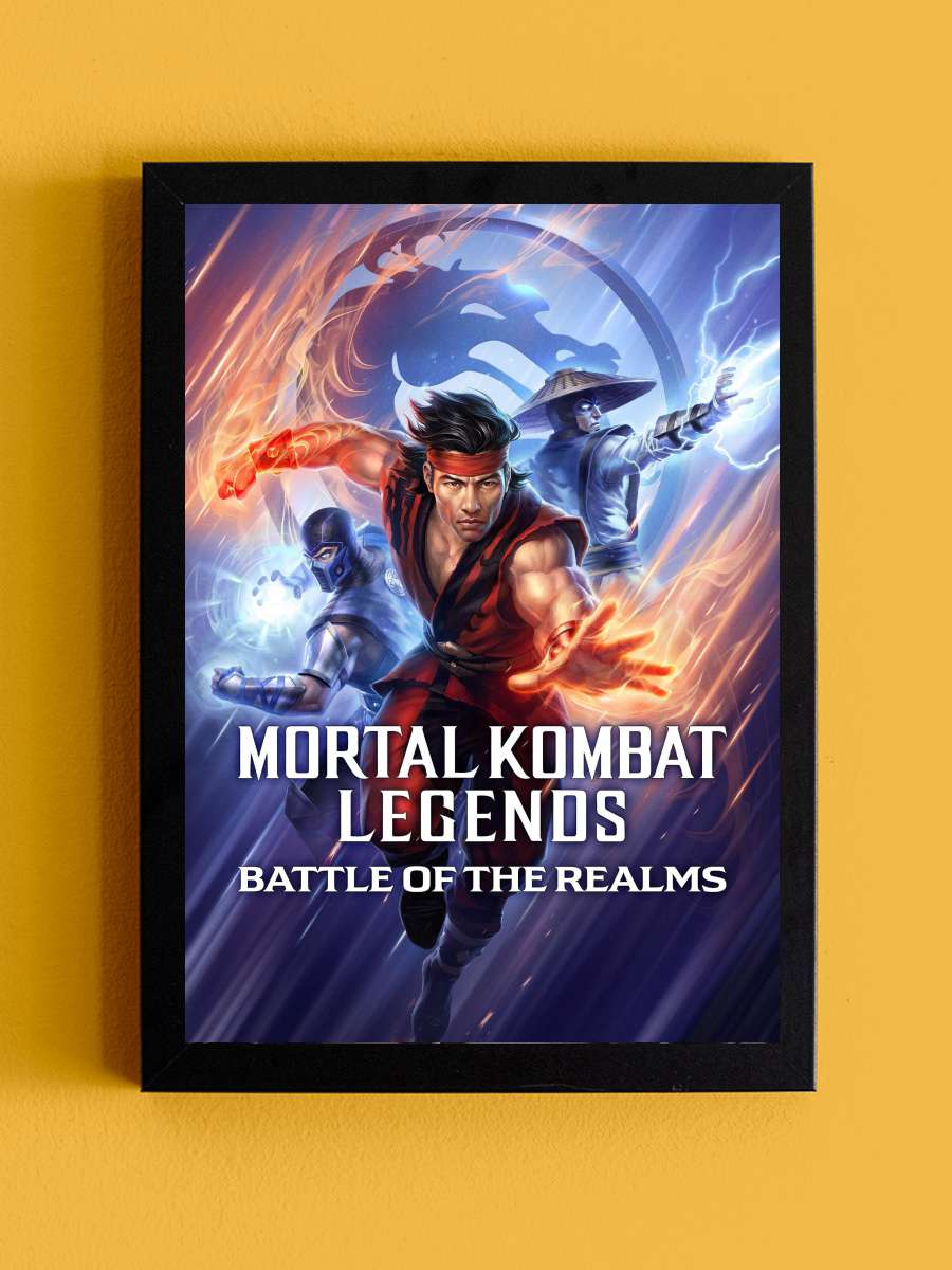 Mortal Kombat Efsaneleri Diyarların Savaşi - Mortal Kombat Legends: Battle of the Realms Film Tablo Siyah Çerçeveli Film Poster Afiş Tablo