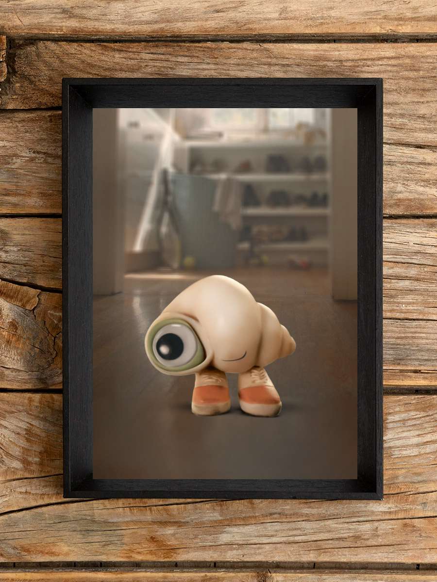 Deniz Kabuğu Marcel - Marcel the Shell with Shoes On Film Tablo Siyah Çerçeveli Film Poster Afiş Tablo