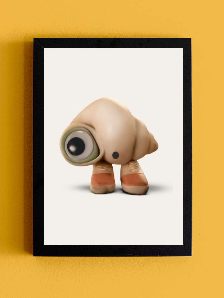 Deniz Kabuğu Marcel - Marcel the Shell with Shoes On Film Tablo Siyah Çerçeveli Film Poster Afiş Tablo