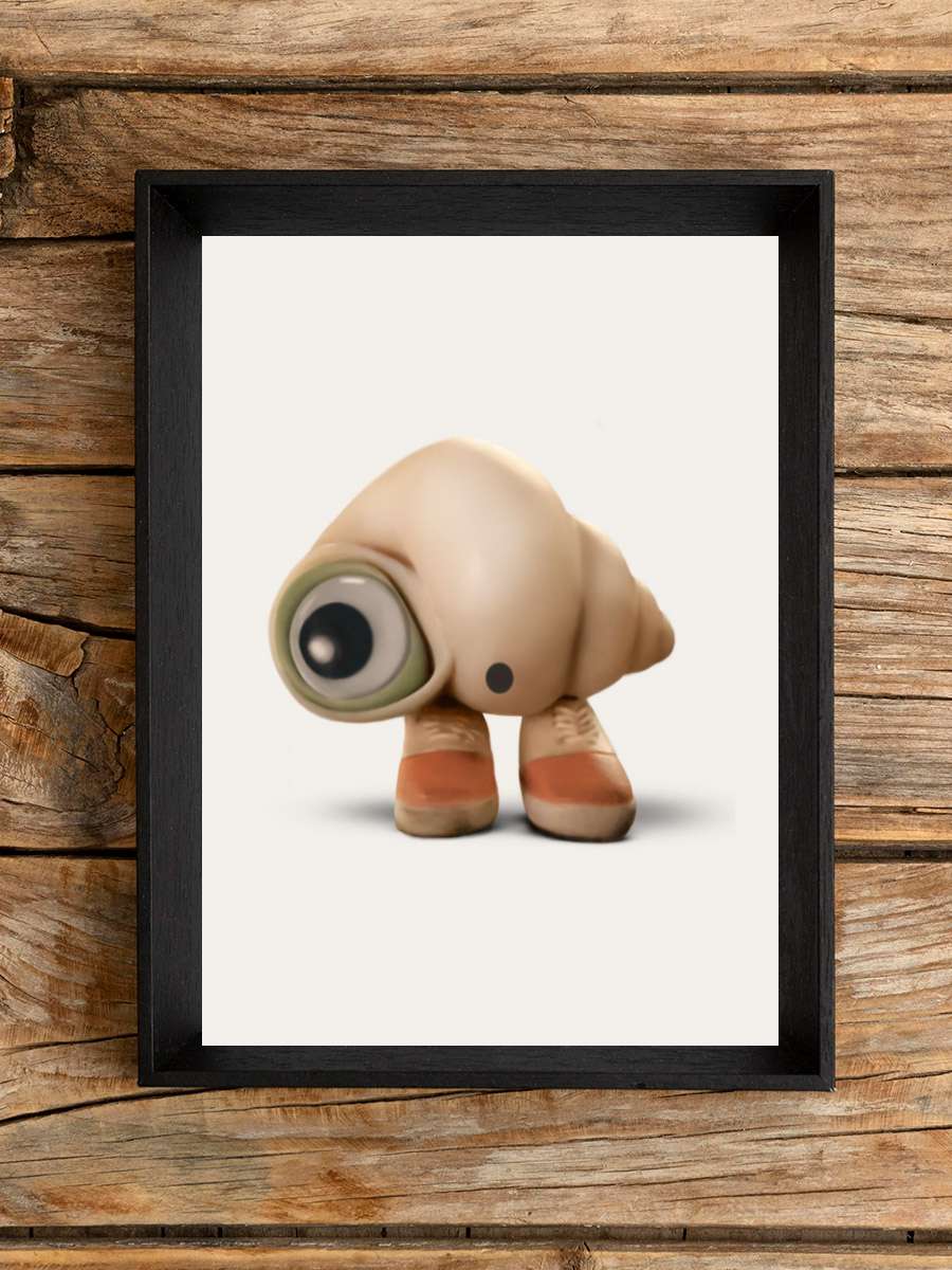 Deniz Kabuğu Marcel - Marcel the Shell with Shoes On Film Tablo Siyah Çerçeveli Film Poster Afiş Tablo