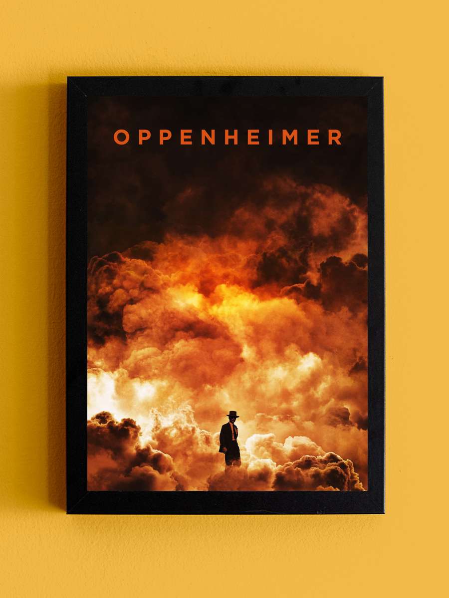 Oppenheimer Film Tablo Siyah Çerçeveli Film Poster Afiş Tablo