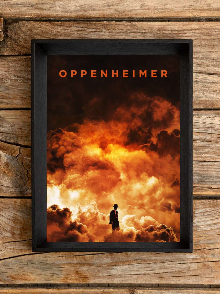 Oppenheimer Film Tablo Siyah Çerçeveli Film Poster Afiş Tablo